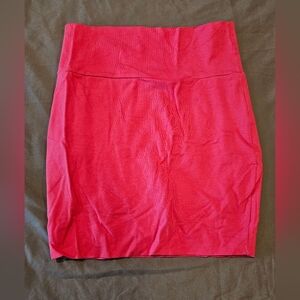 Wet Seal Pink Mini Pencil Skirt for Casual Night Out